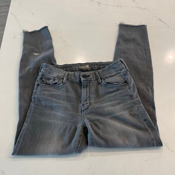 Mother Looker Ankle Fray Jeans in Last‎ Chance Saloon Size 27 - Picture 5 of 15
